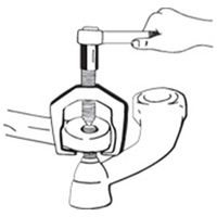 エスコ ピットマンアームプーラー EA501AD-7 1個（直送品）