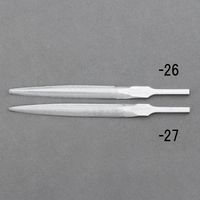 エスコ 6x160mm やすり(クロムコート/幅広/半丸/粗目 EA521TF-26 1セット(5個:1個×5本)（直送品）