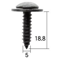 エスコ タッピングスクリュー(90114ーSEOー000/10個) EA527CR-16 1セット(100個:10個×10袋)（直送品）