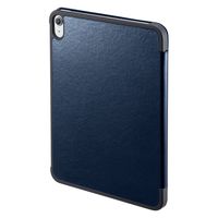サンワサプライ 第10世代iPad10.9インチ ソフトレザーケース（ネイビー） PDA-IPAD1907NV 1個（直送品）