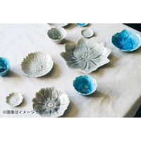 アイトー #0288071 形 アマリリス皿 L はいあお 1枚（直送品）