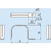 因幡電機産業 因幡 LDFS-70 フリーコーナーサドル 1個（直送品）