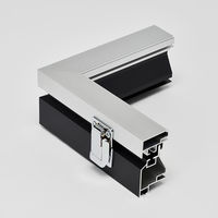 アルナ LEDユニフォームケース Lサイズ (フレーム:シルバー 布:赤別珍) UVアクリル 107017 1台（直送品）