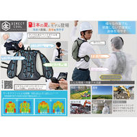 【アウトレット】YAMAZEN 水冷服ウェア DIRECT COOL グレー DC-B01S 1着