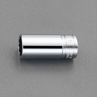 エスコ 3/8”DR/8ー17mm[5個組]セミディープソケットセット(12角 EA618PP-1 1セット(1St)（直送品）