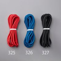 エスコ 7.0mmx 5m 丸ゴムロープ(赤) EA628WL-325 1セット(5個:1個×5本)（直送品）