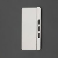 エスコ 67x160mm 防犯プレート EA944D-90 1セット(10個)（直送品）