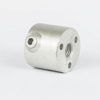 エスコ パイプジョイント(φ150ブレーキキャスター/ウレタン) EA948TF-136 1セット(1St)（直送品）