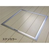 エスコ 460x460x24.5mm 床下点検口(ステンカラー) EA997LE-12 1個（直送品）