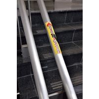 エスコ 180x 40mm 手すり安全ステッカー(黄/4枚) EA983CC-161B 1セット(40枚:4枚×10組)（直送品）