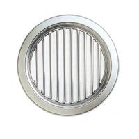 エスコ 147ー161mm 丸型換気口(ステンレス製) EA997MF-51 1セット(5枚)（直送品）