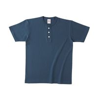 フェリック ヘンリーネックTシャツ デニム L OE1120-68-L 1セット(2枚)（直送品）