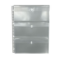 ライオン事務器 ポッケde整理 A4 マチ付 30穴 NP-3M 14733 1個(2枚)