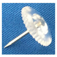 アイ・エス セミ増量:カラー画鋲 透明 ILCK-01T 1ケース