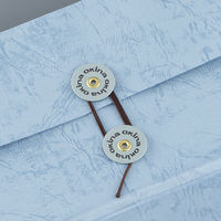 オキナ ビニールバック 角2 ブルー VB2EB 1枚