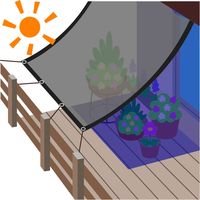 日本マタイ フチドリ付き日よけ 2X4m 遮光率約65% FD-HIYOKE65-24 1枚