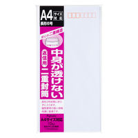 マルアイ 二重封筒 長6 郵便枠あり フ-73 1袋