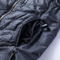 電熱ベスト（服のみ） d-HEATエンボスベスト ブラック LL 8882 CUC株式会社