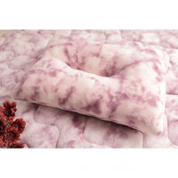 1枚 低反発 枕 ブルー 43×63cm まくら 肩こり 首こり 首が痛い 予防 ギフト おすすめ いびき プレゼント 快眠 おしゃれ（直送品）