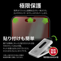 MSソリューションズ iPhone 14 Pro ガラスフィルム 全画面保護 マット・反射防止 LN-IP22FGM 1個（直送品）
