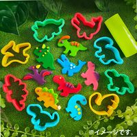 ギンポー ねんど抜き型＆ローラー きょうりゅう A-DADF　10セット 銀鳥産業（直送品）