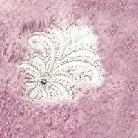 センコー DECORMUSEE エンブレム トイレマット 約60×60cm ピンク DM 220413 1枚（直送品）