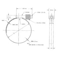 エスコ 159ー181mm [コンスタント・トルク]クランプ(ステンレス製) EA463CK-181 1セット(3個)（直送品）