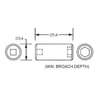 エスコ 3/8”DRx17mm ソケット EA618WC-17 1セット(3個)（直送品）