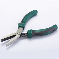 エスコ 135mm フラットノーズプライヤー EA682CF-125 1セット(5丁)（直送品）