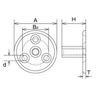 エスコ 40x24x22mm/M10 ナットプレート(ステンレス製) EA638M-74 1セット(4個)（直送品）