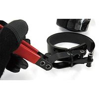 エスコ 83ー 98mm オイルフィルターレンチ EA604AH-82 1セット(4個)（直送品）