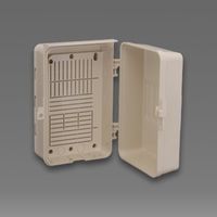 エスコ 198x270mm ウォールボックス(防雨型) EA940CS-334 1セット(3個)（直送品）