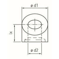 エスコ 座ぐり付 アングルワッシャー(φ5mm/0°/ステンレス) EA949HH-103 1セット(5個)（直送品）