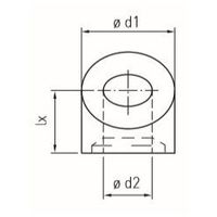 エスコ 座ぐり付 アングルワッシャー(φ8mm/30 ゚/ステンレス) EA949HH-110 1セット(5個)（直送品）