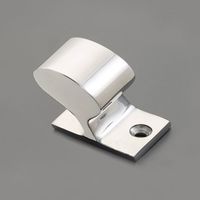 エスコ 25mm パイプ用ブラケット(ステンレス製/止め) EA951EW-161 1セット(3個)（直送品）