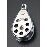 エスコ 35mm プーリーブロック(ステンレス製) EA987S-2 1セット(3個)（直送品）