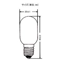 エスコ 30V/ 10W/E12 中ナツメ球(5個) EA758ZA-52 1セット(20個:5個×4袋)（直送品）
