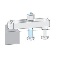 エスコ M16x250mm [焼入]スタッドボルト EA948DP-37 1セット(4本)（直送品）