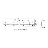 エスコ 38x900mm 長丁番(ステンレス製) EA951CR-913 1セット(2個)（直送品）