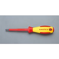 エスコ #0x 60mm [+]ドライバー(絶縁) EA560KB-0 1セット(4本)（直送品）