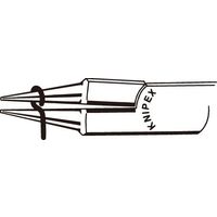 エスコ 130mm ラウンドノーズプライヤー(カッター付/磨き) EA537M-130 1丁（直送品）