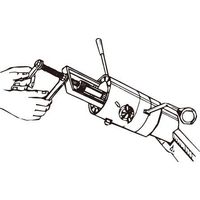 エスコ ステアリングホイールロックプレートツール EA514BM 1組（直送品）