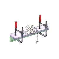 エスコ 0ー 800mm/120mm L型クランプ EA526TG-32 1本（直送品）