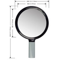 ヤマムラ レディ丸型ハンドM ブラック M-03 1セット(10個入)（直送品）