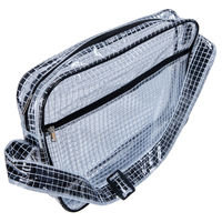 アスクル限定販売 トラスコ中山 エンジニアクリアバッグ 透明ショルダーバッグ 410×310×90mm 5個セット  オリジナル