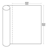 アスクル　不織布ベッドシーツ ブラウン　使い捨て　ロールタイプ　1本  オリジナル