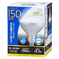オーム電機 LED電球 レフ形 E26 150形相当 昼光色 16W 1804 LDR16D-W 9 1セット(5個)