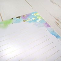 包む レターセット 水彩 フォレスト TL084 1セット(3冊)（直送品）