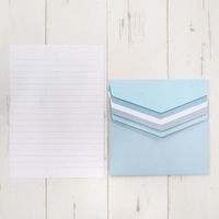 包む カラーズ レターセット モーニングレイク TL091 1セット(3個)