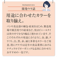 現場のチカラ ビニールタイ PE 白 4mm×10cm 1袋（1000本）  オリジナル